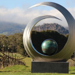 Art in the Vines at Hanging Rock Ben Fasham Sculpture uai