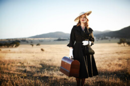Kate Winslet in The Dressmaker. Courtesy of Film Art Media and Film Victoria uai