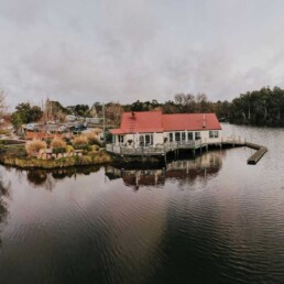 Boathouse Arial View uai