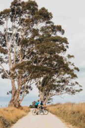 Gravel riding through Musk, photo by Bec Rowlands